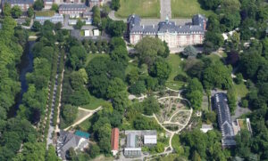 Schloss und Botanischer Garten vom Süden aus